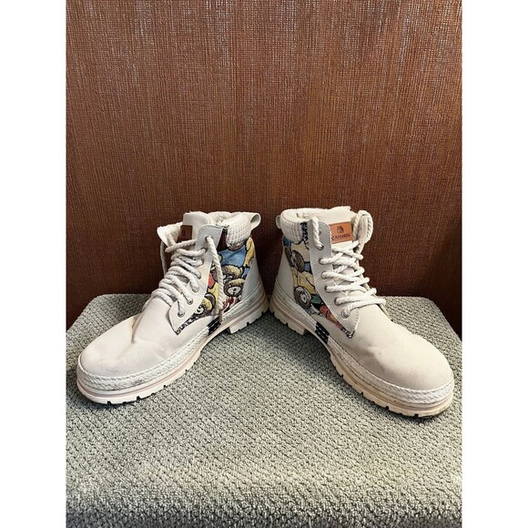 CAHHRRN Suede Leather Women's Hiking Designer Combat Work Boots US 11 (EU43) - Picture 2 of 5